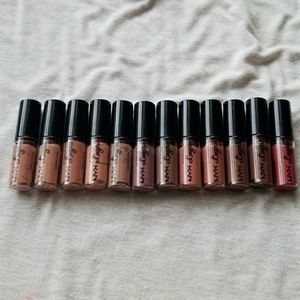 NYX lip collection